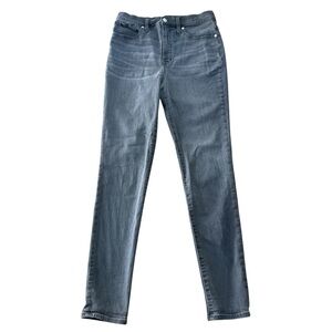 Madewell Gray 11” High Rise Skinny Jeans.  Size 29 T